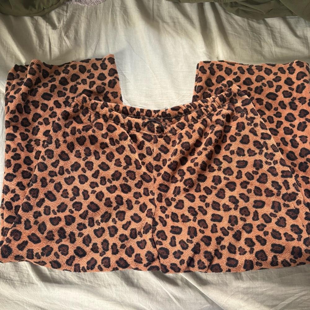 Leopard Print Lounge Pants
